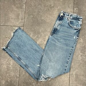Zara Distressed Blue Jeans